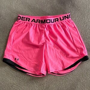Under Armour Women's Vibrant Pink Athletic Shorts